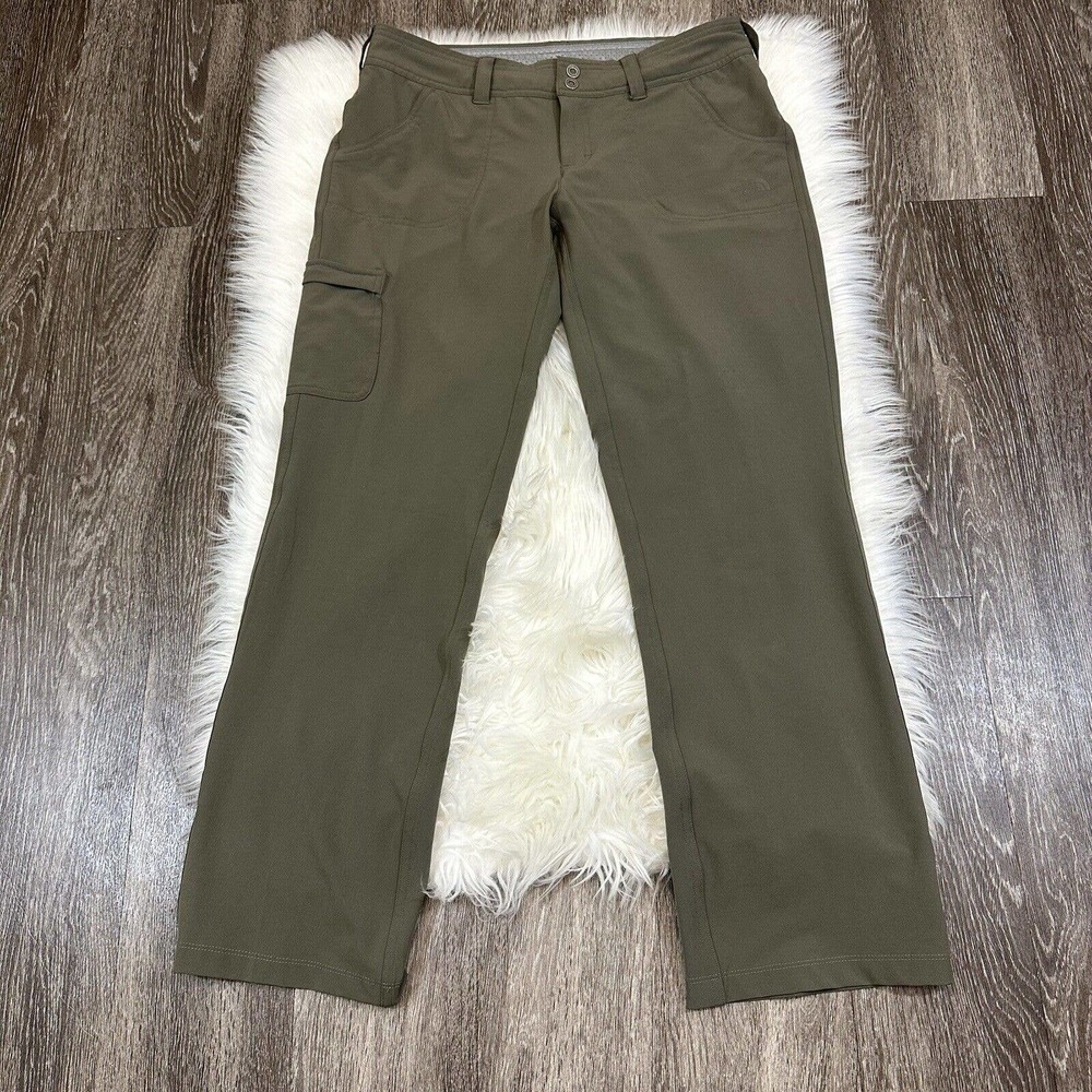 The North Face Womens Size 8 Trail Hike Pants Straight Leg Cargo Unlined